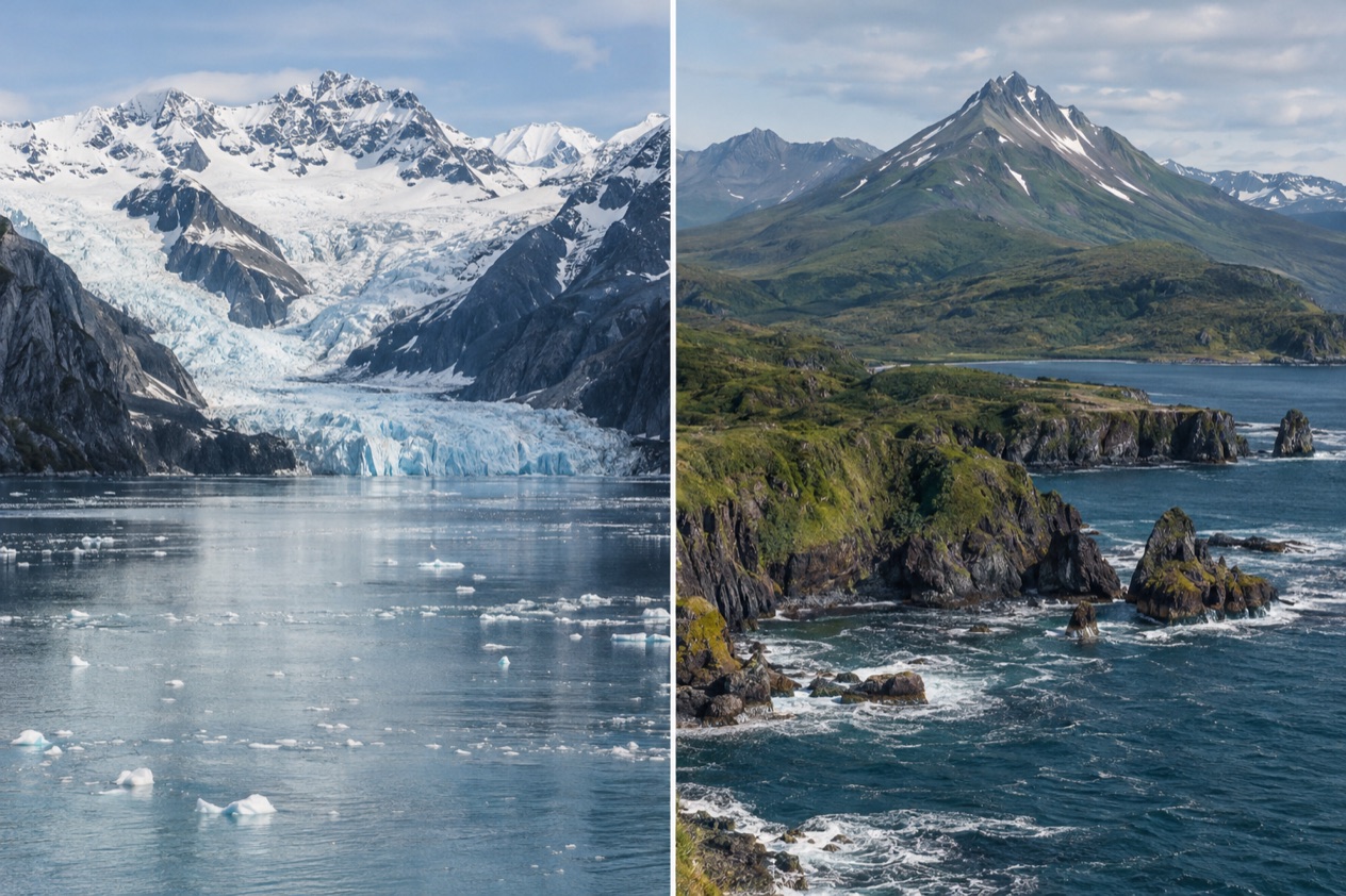 Two landscapes