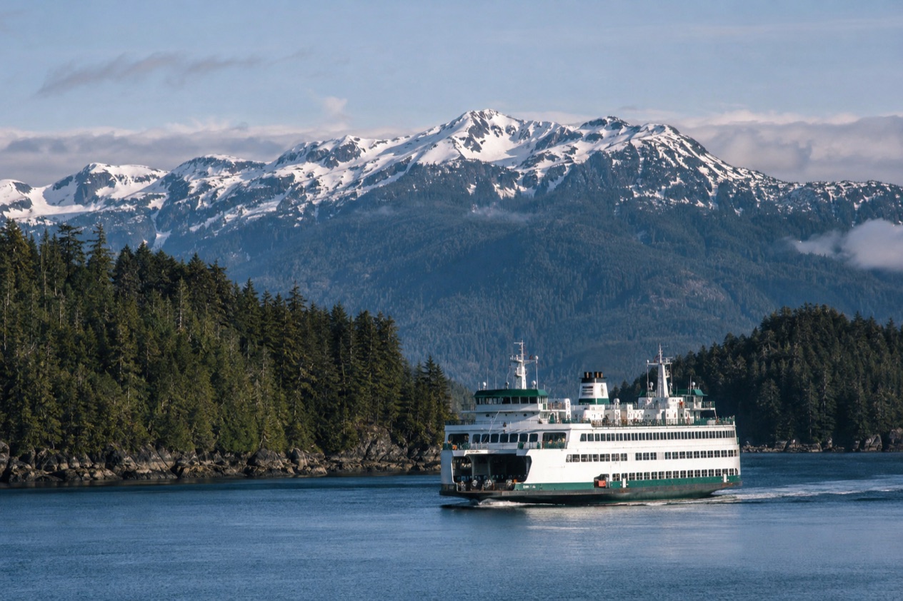 An Alaska ferry