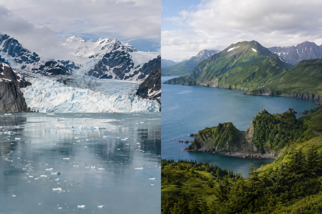 Two landscapes