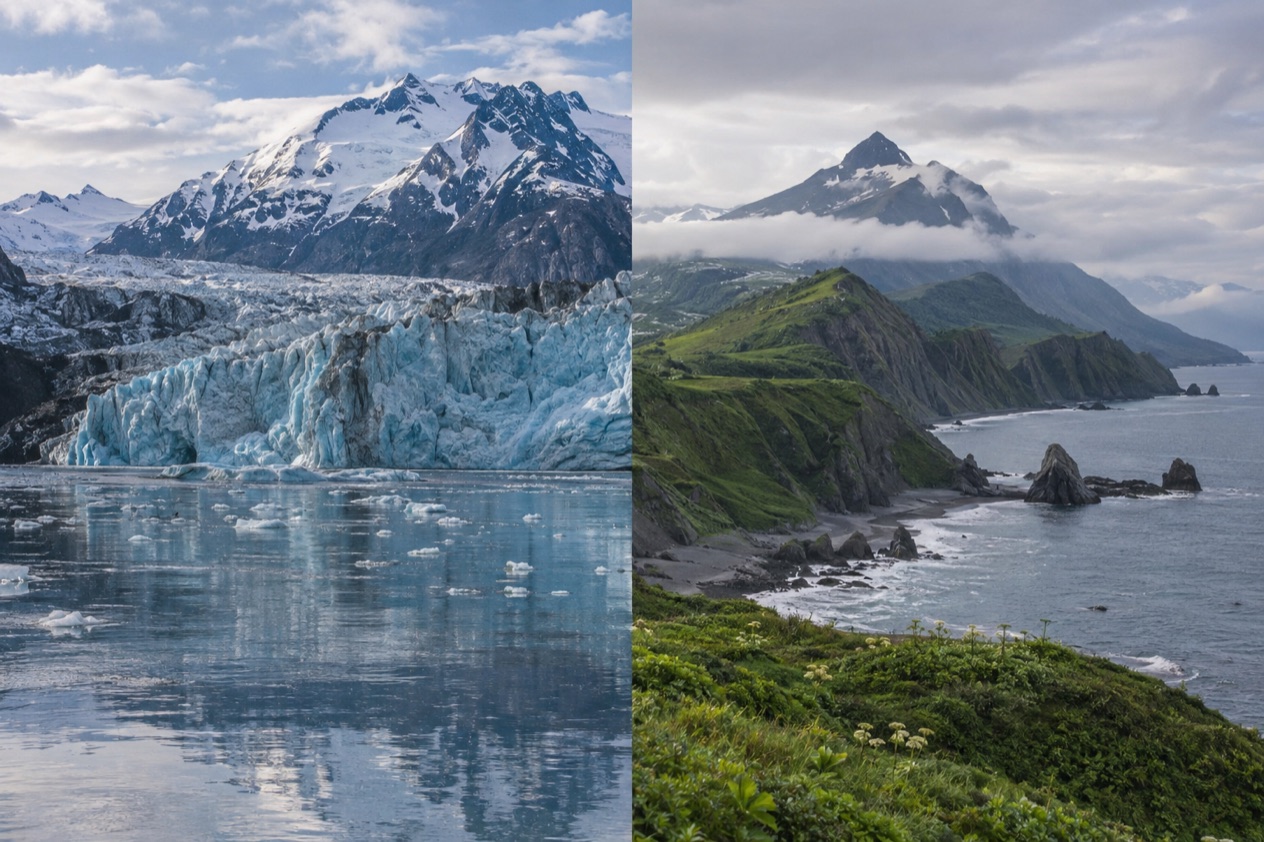 Two landscapes