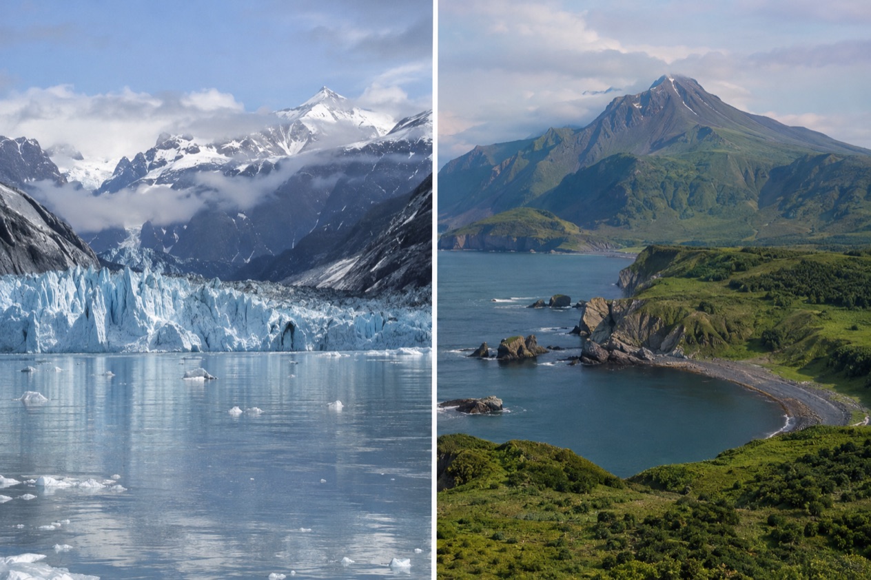 Two landscapes