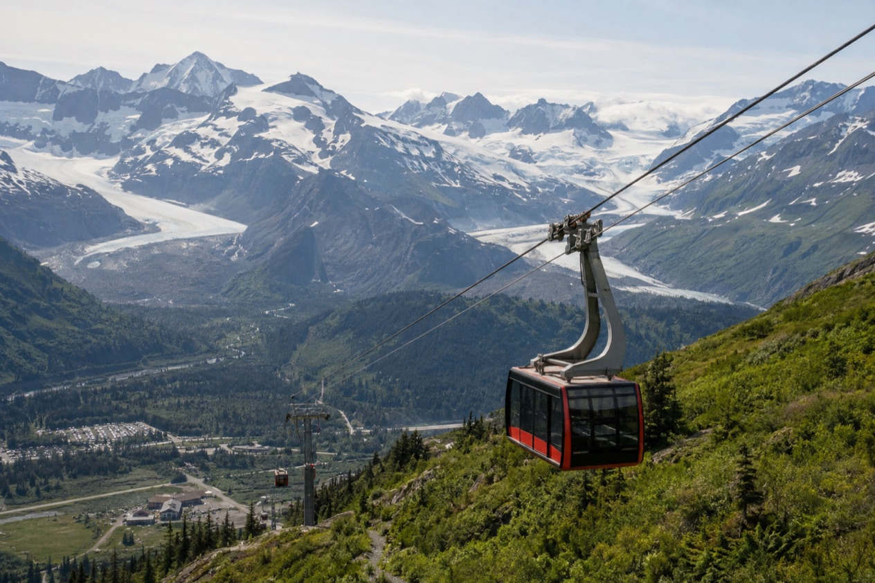 The tram above Girdwood