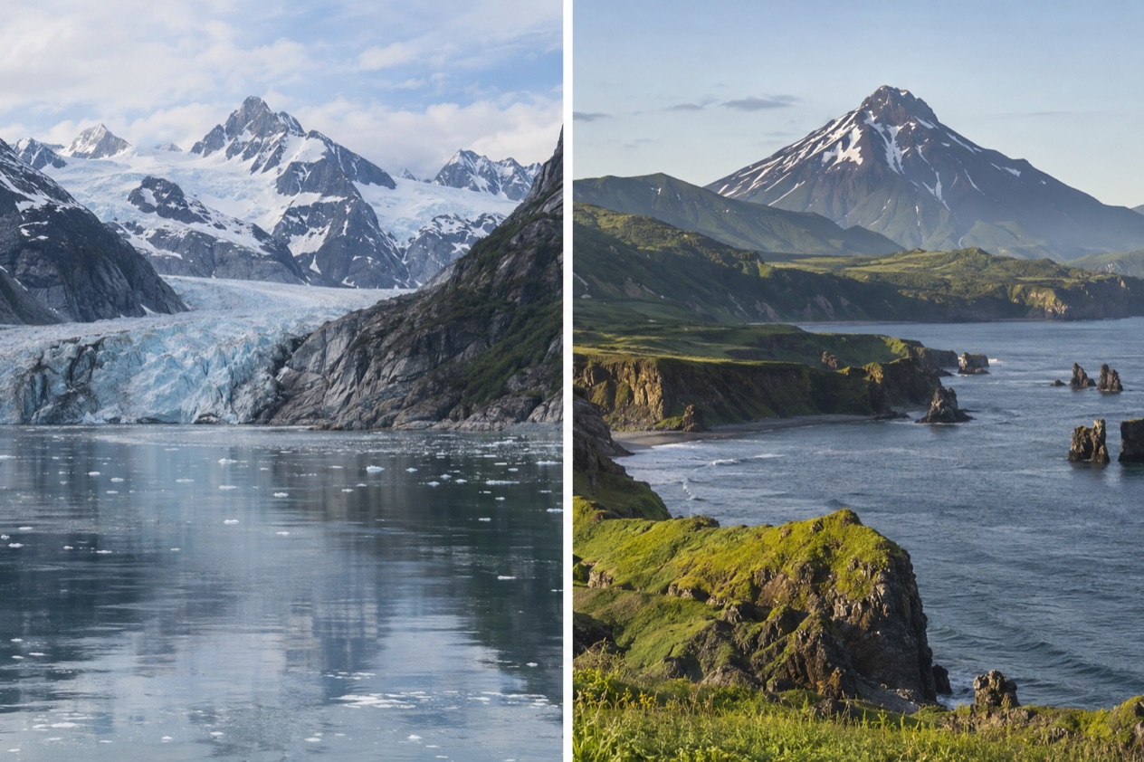 Two landscapes