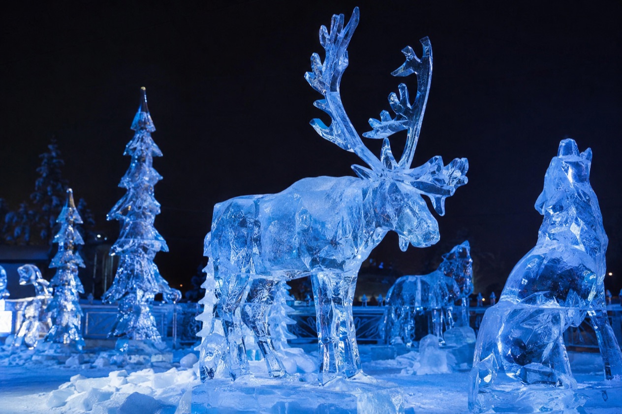 Ice sculptures