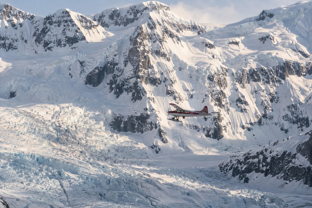 A plane near Denali