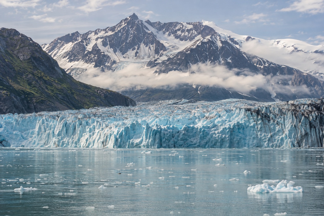 A glacier in Glacier Bay