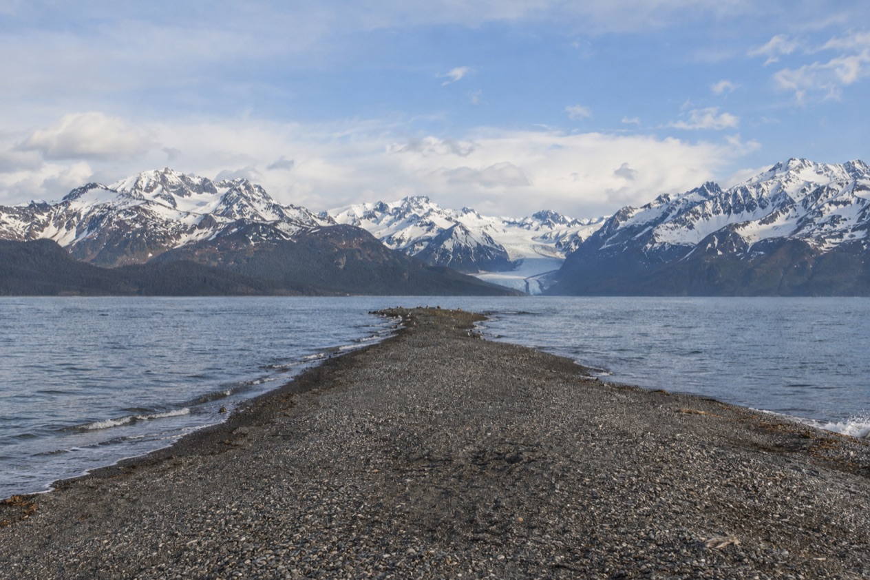 The Homer Spit and Kachemak Bay