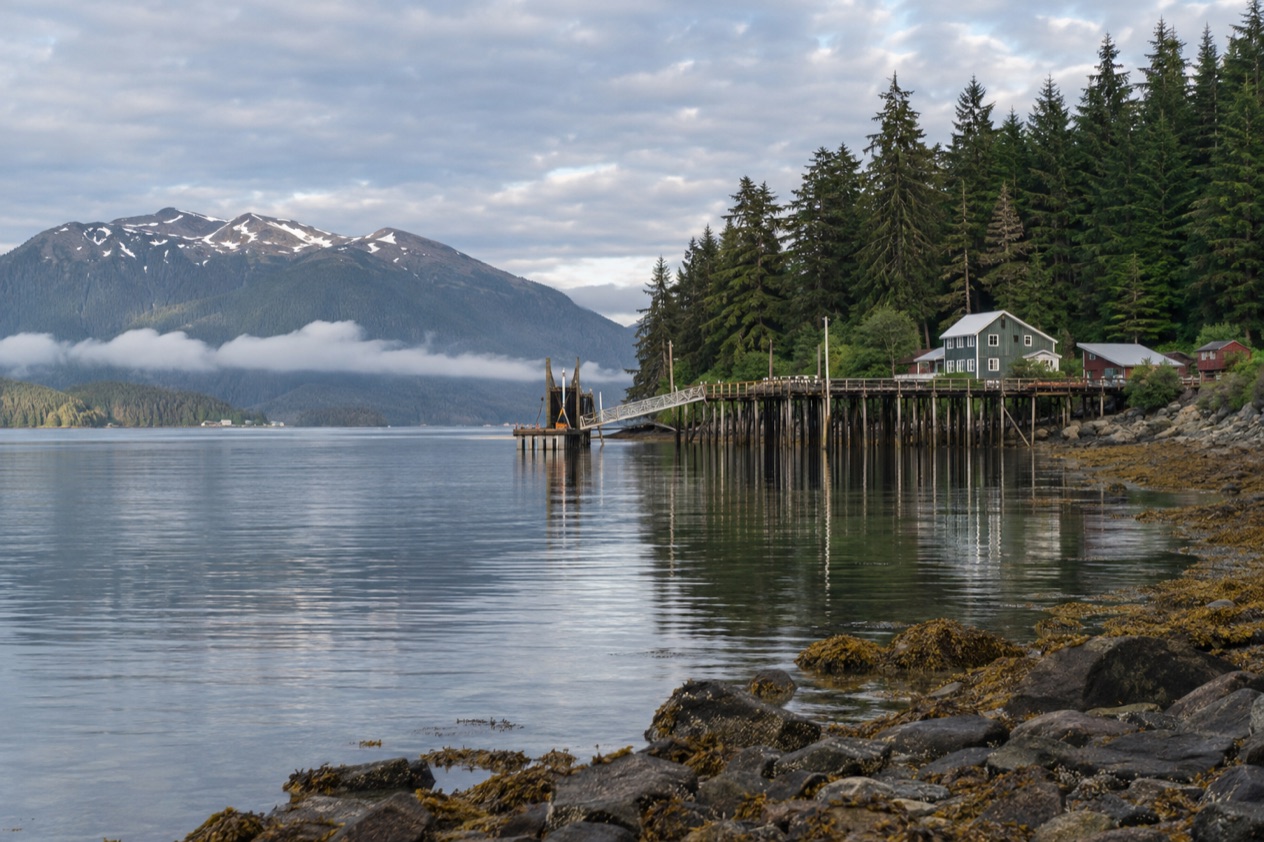 The shore at Hoonah
