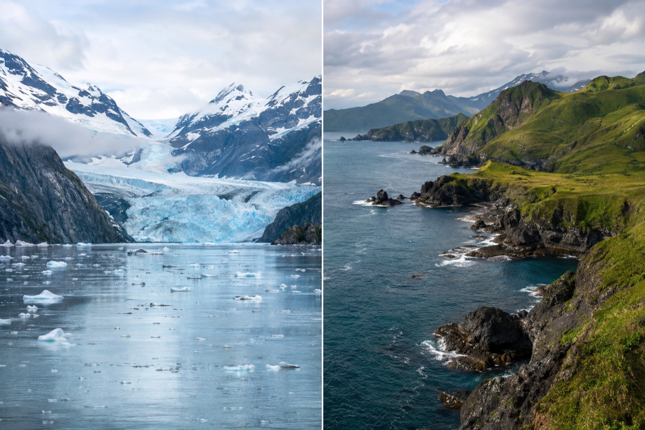 Two landscapes