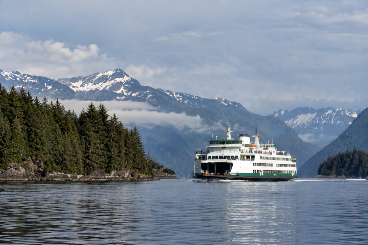 An Alaska ferry