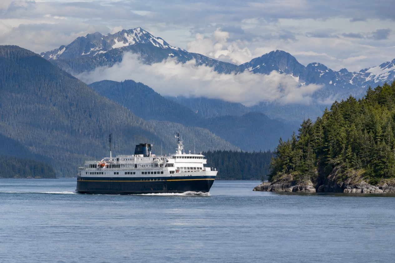 An Alaska ferry