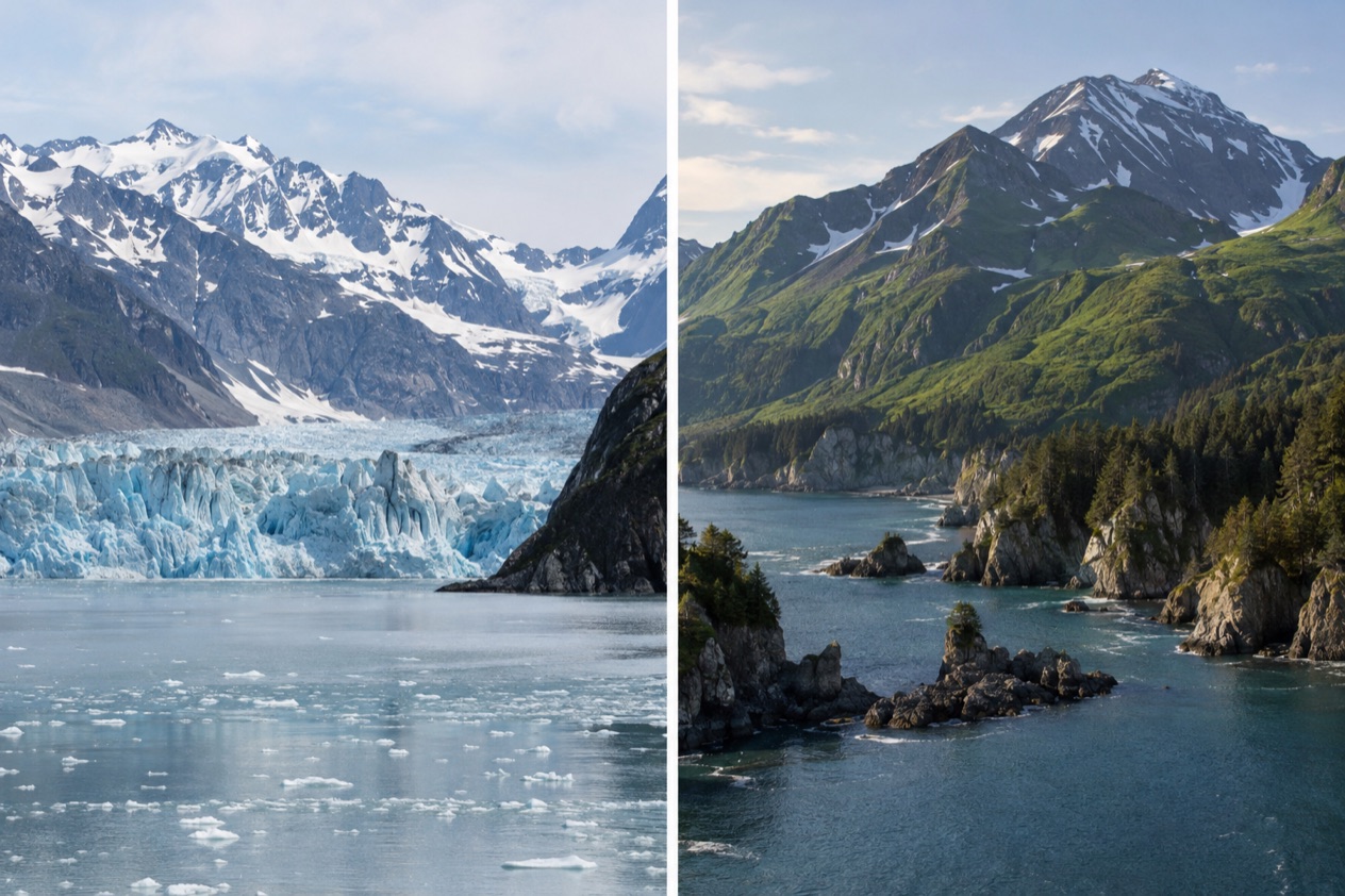 Two landscapes