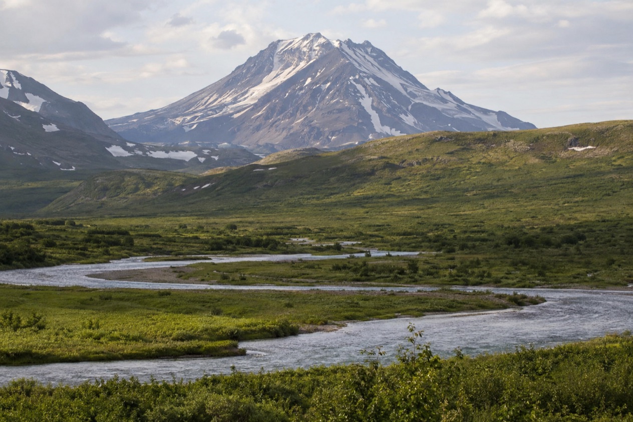 A river valley in Katmai