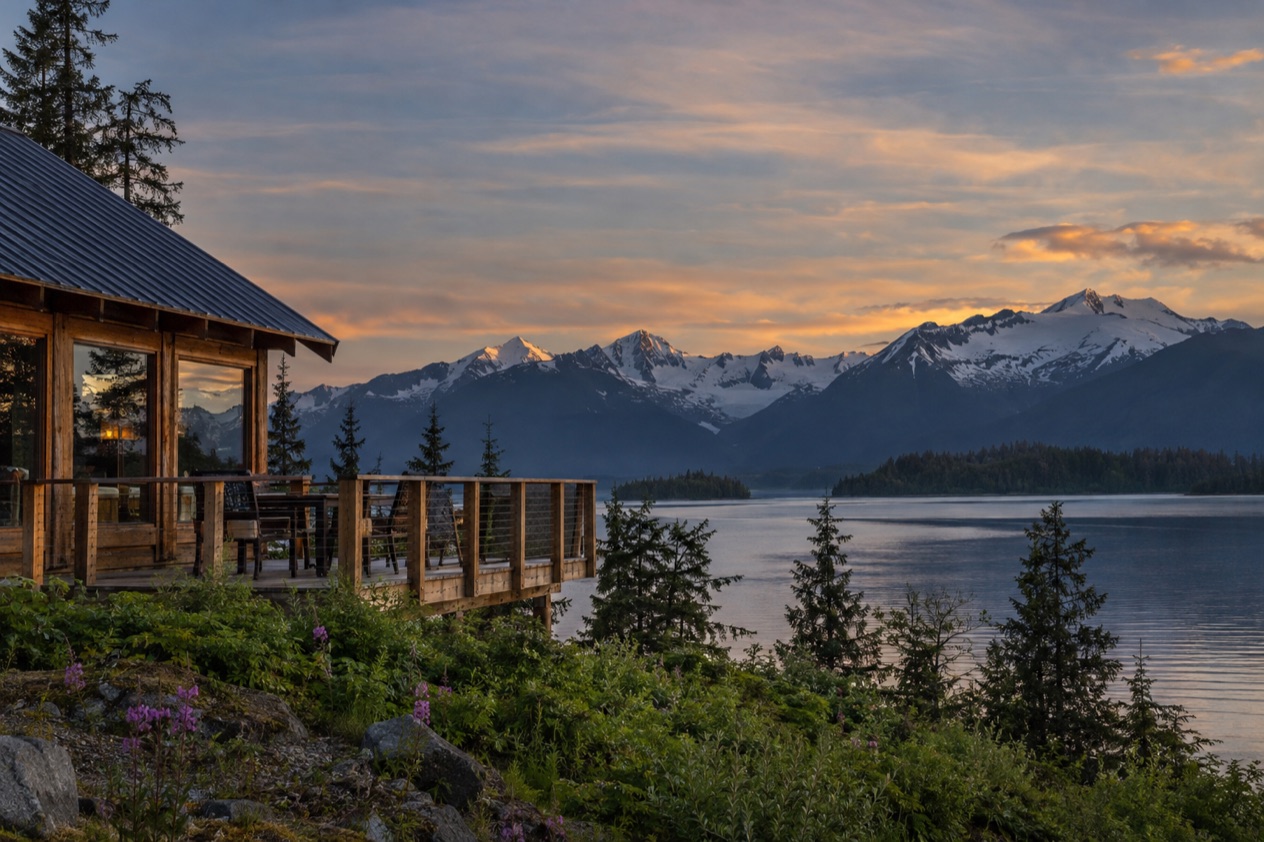 A lodge in Alaska