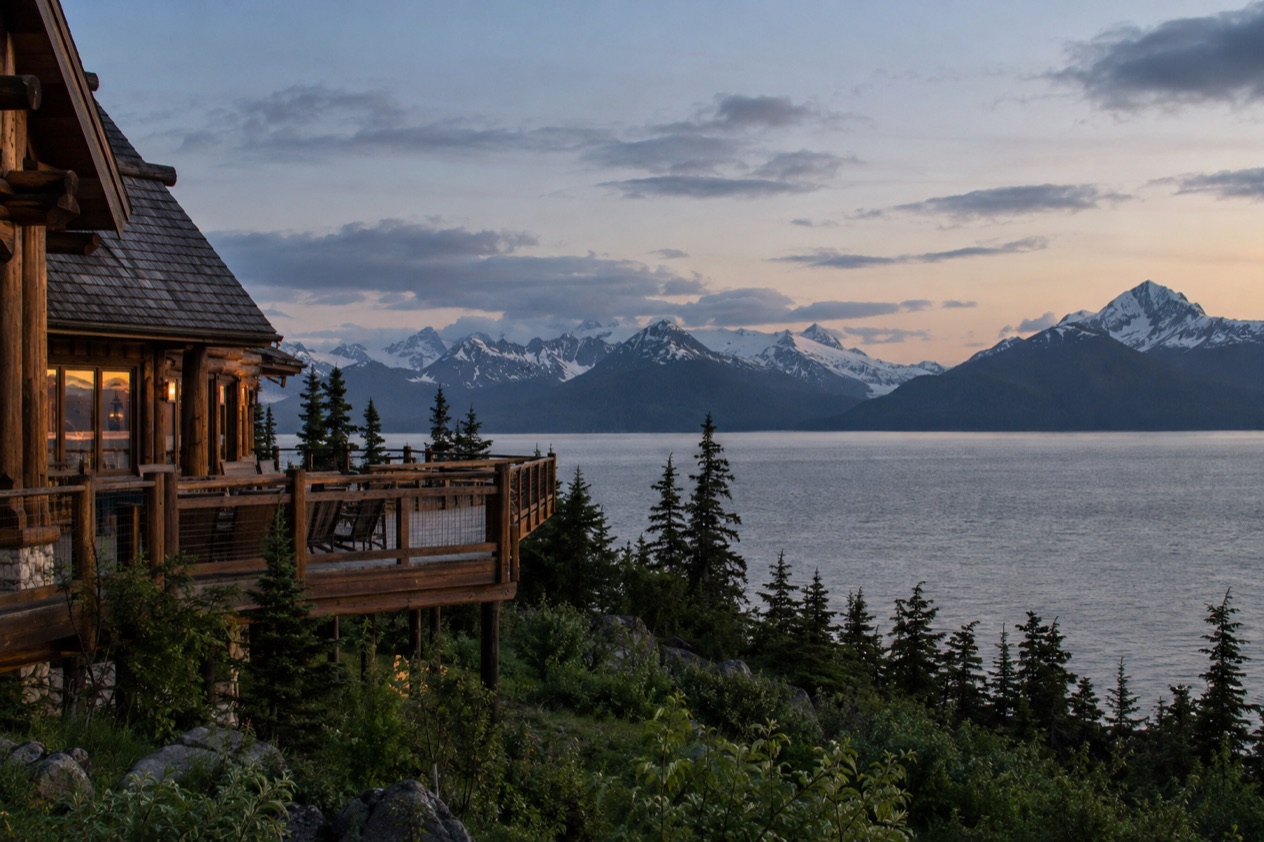 A lodge in Alaska