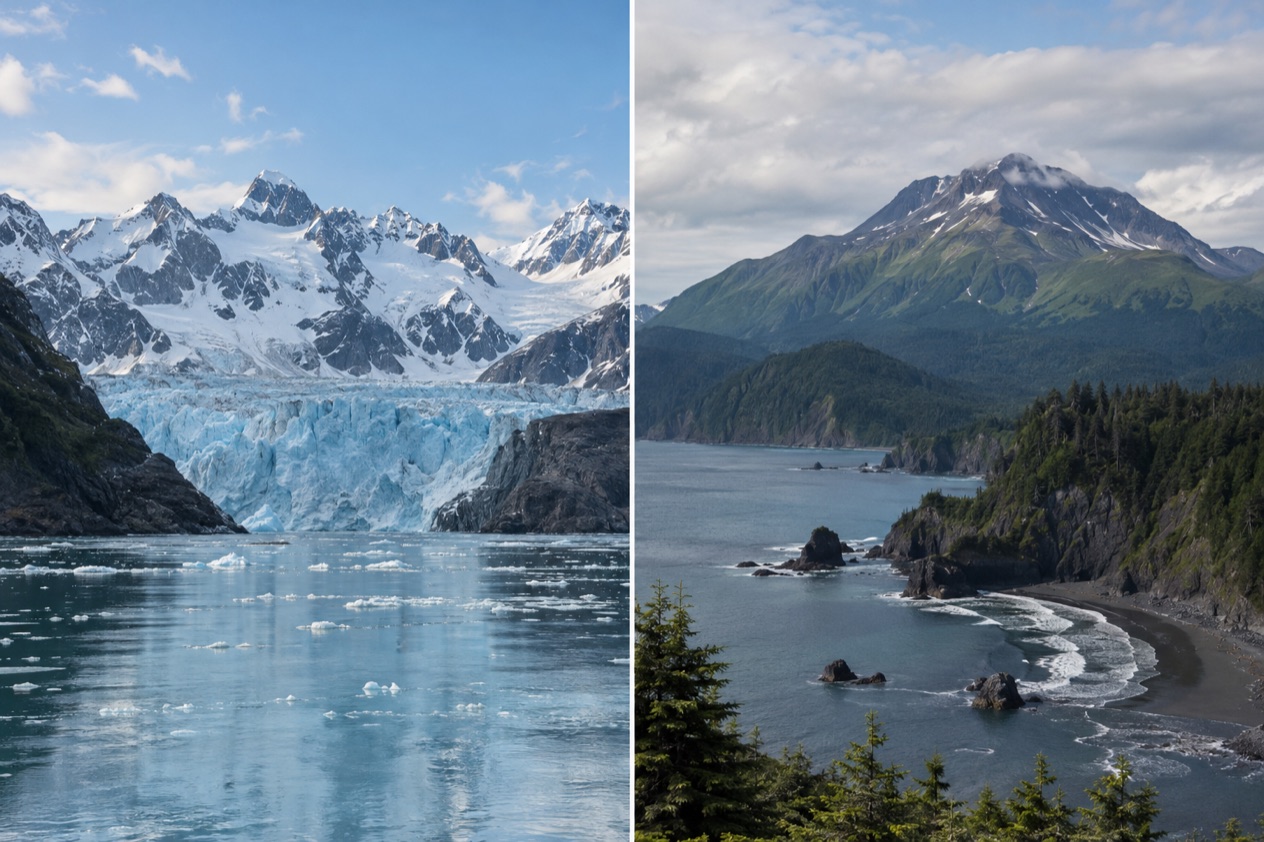 Two landscapes