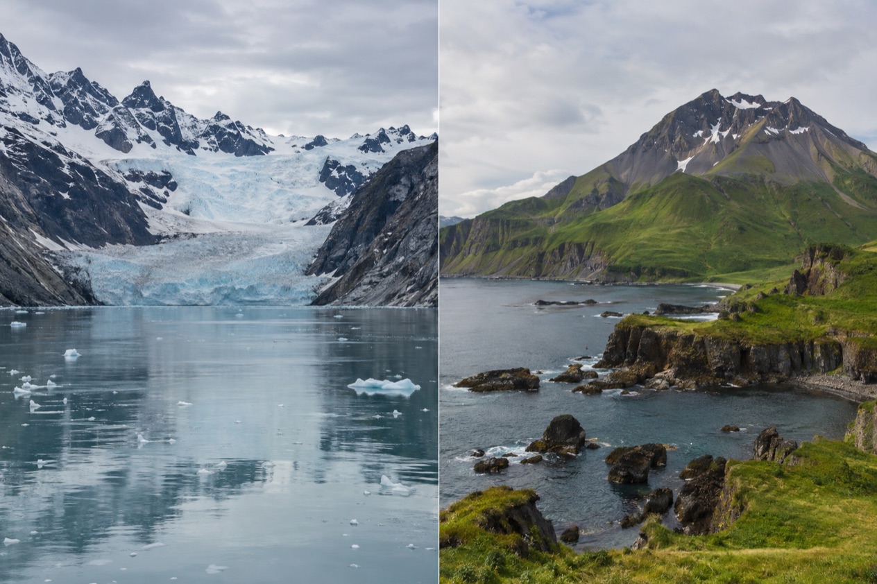 Two landscapes