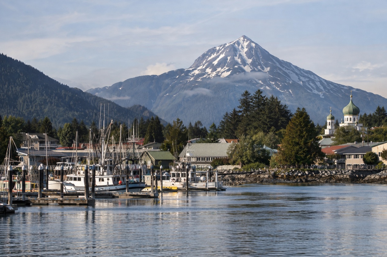 The harbor at Sitka