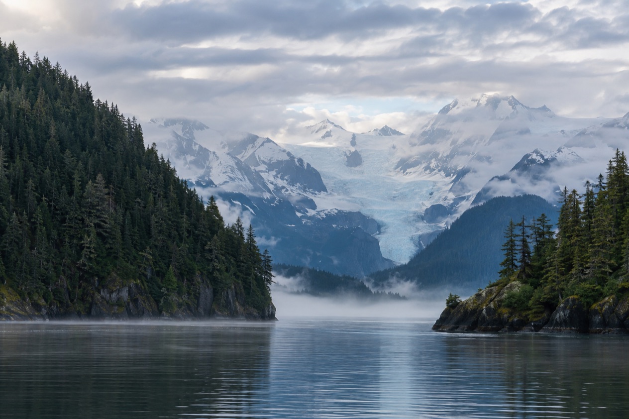 A channel in Southeast Alaska