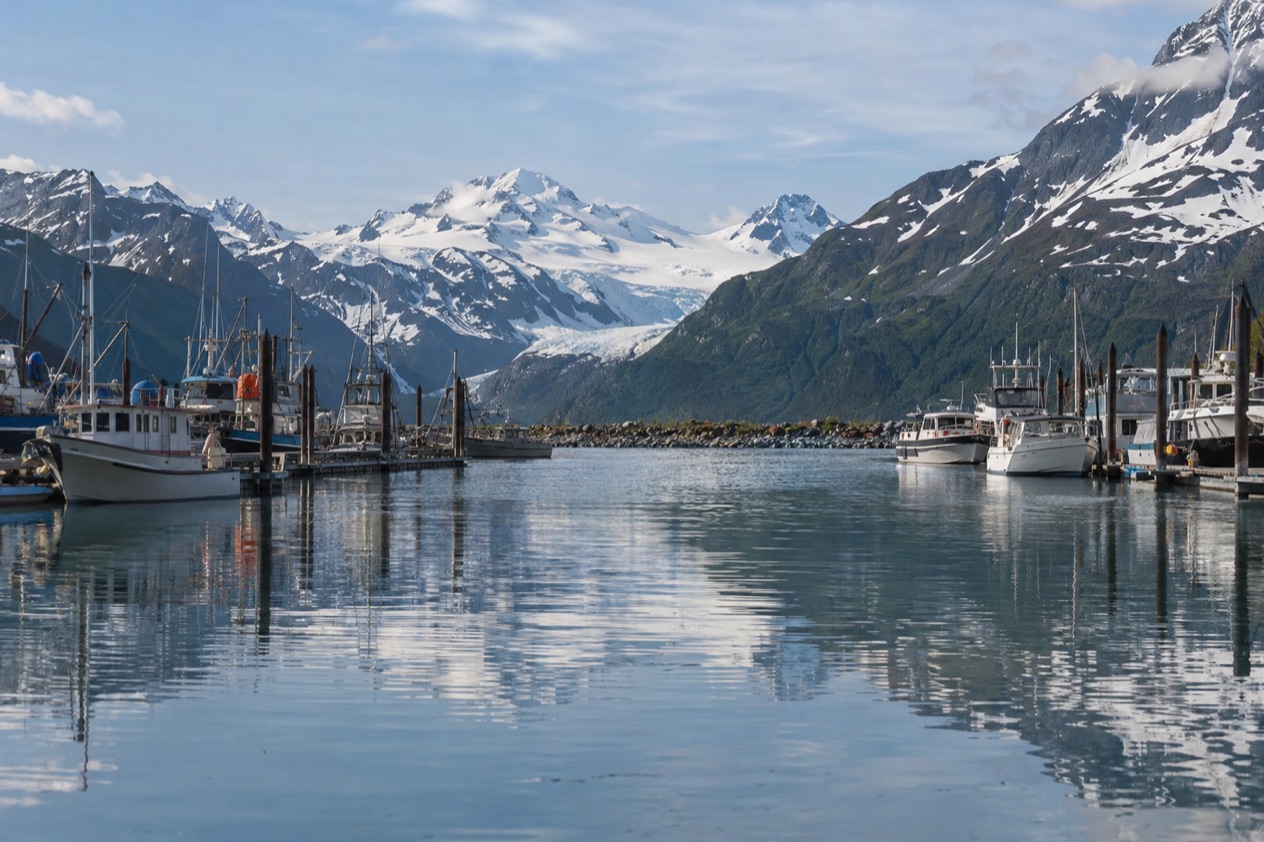 The harbor at Valdez