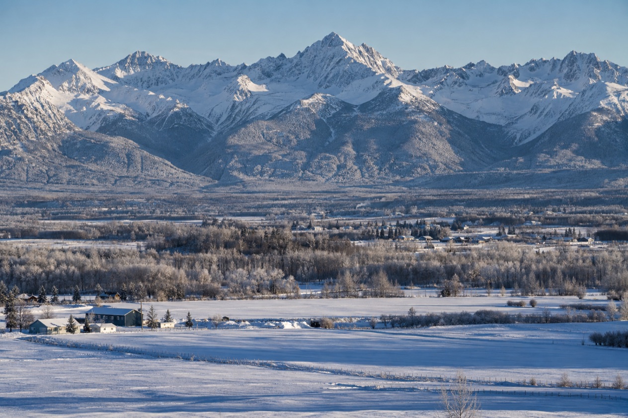 The Matanuska-Susitna Valley in winter