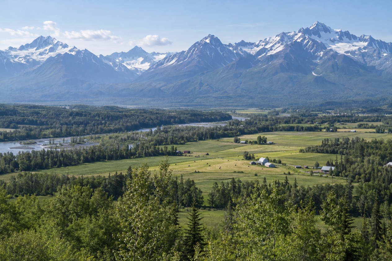 The Matanuska-Susitna Valley in summer