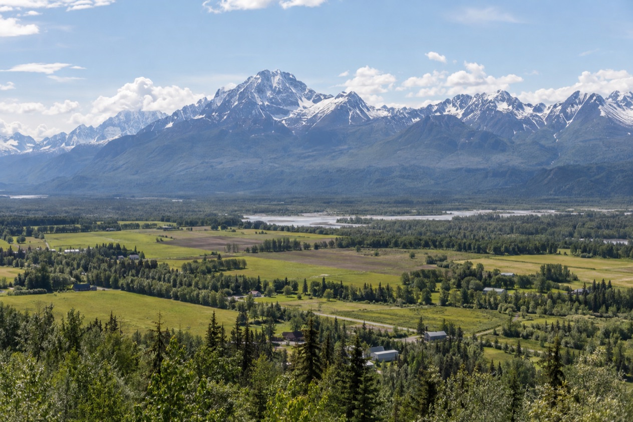 The Matanuska-Susitna Valley in summer