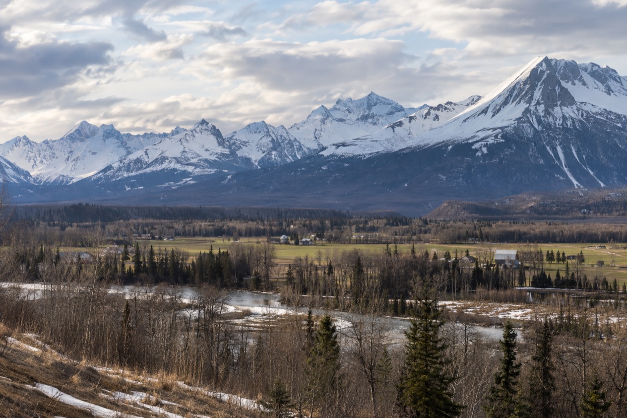 The Matanuska-Susitna Valley in spring