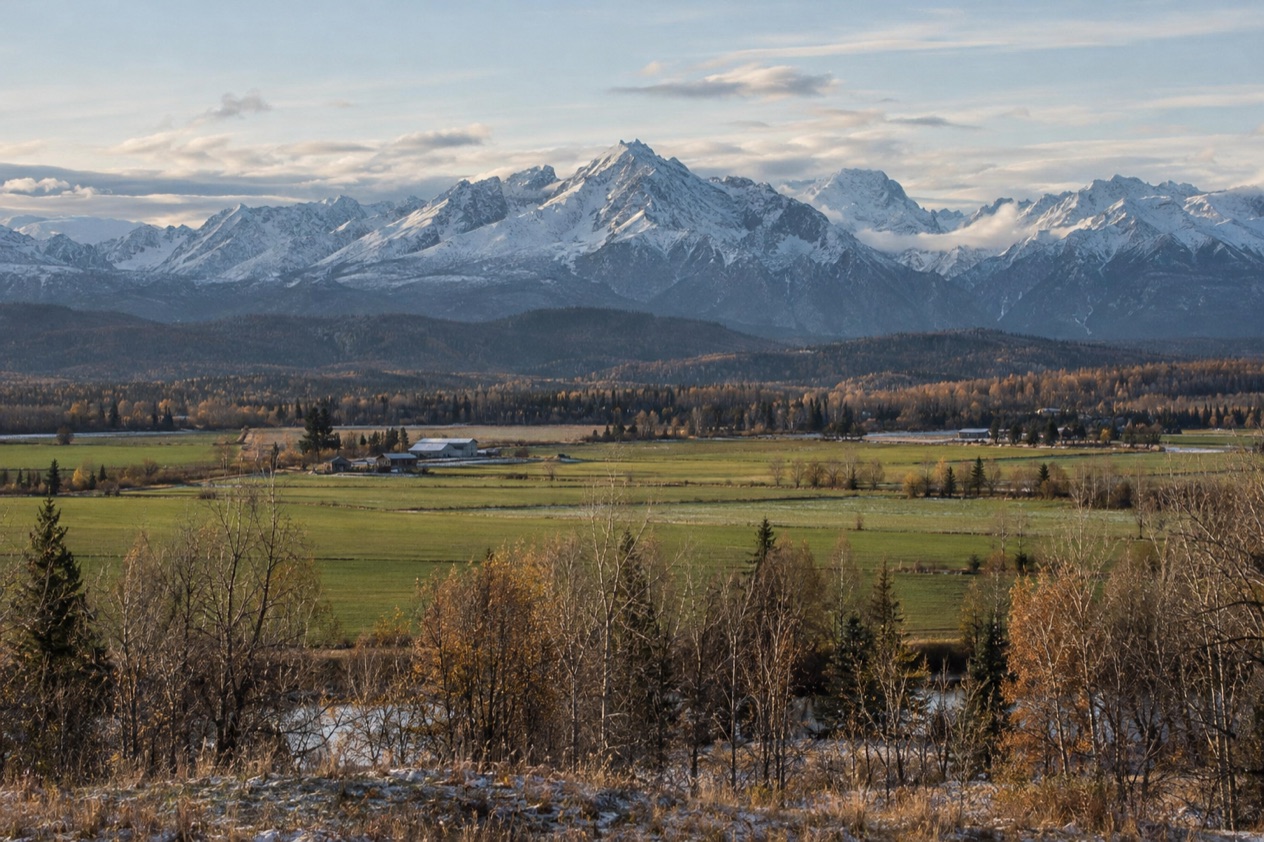 The Matanuska-Susitna Valley in late fall