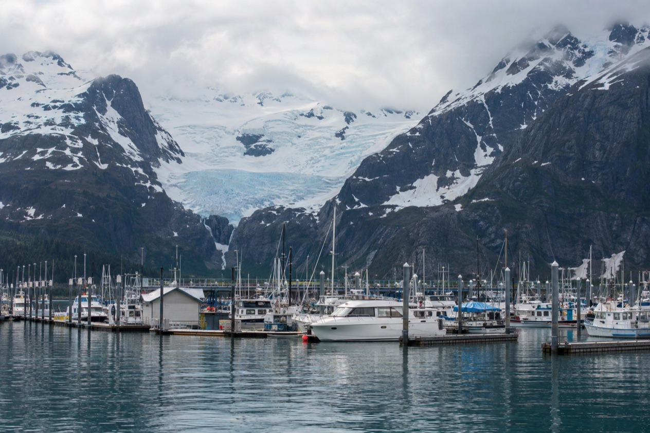 The harbor at Whittier
