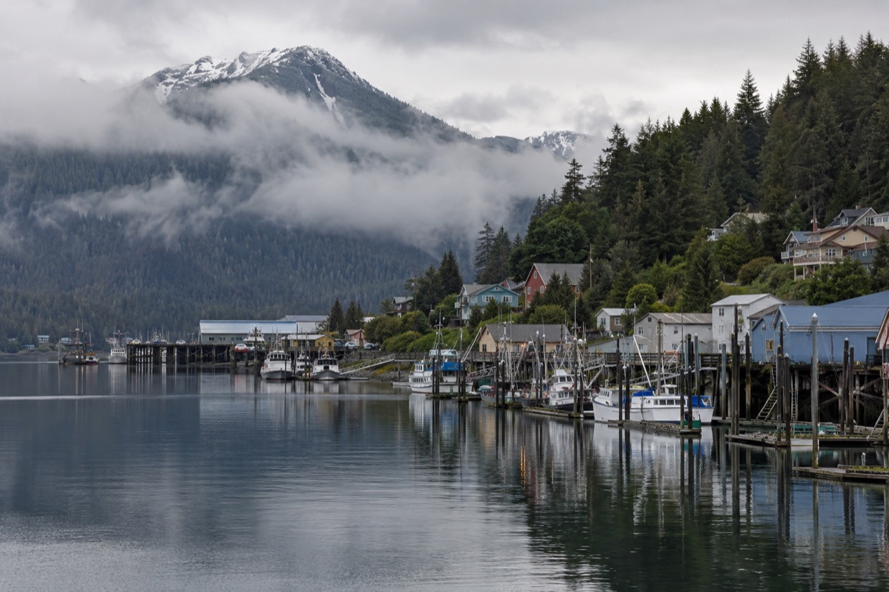 The harbor at Wrangell