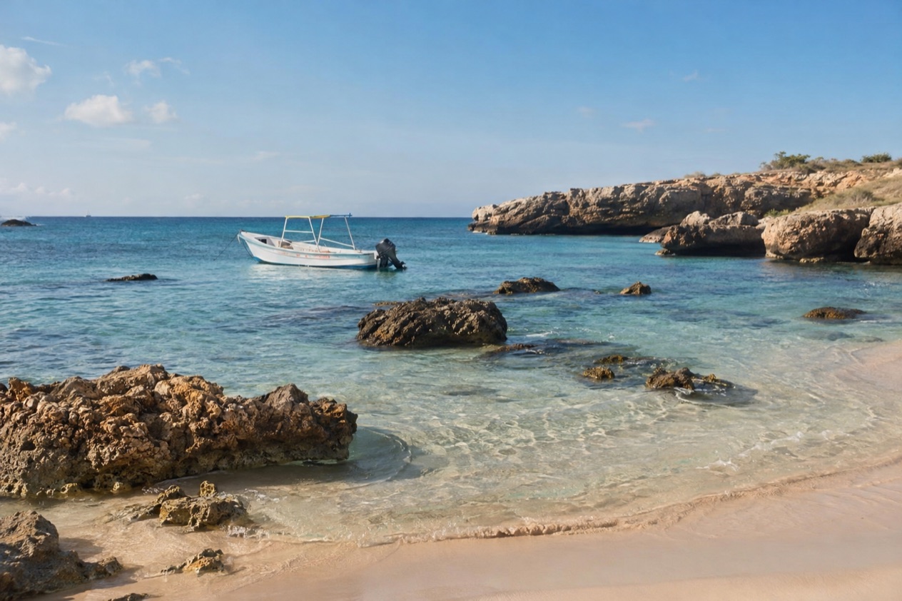 The cove at Boca Catalina