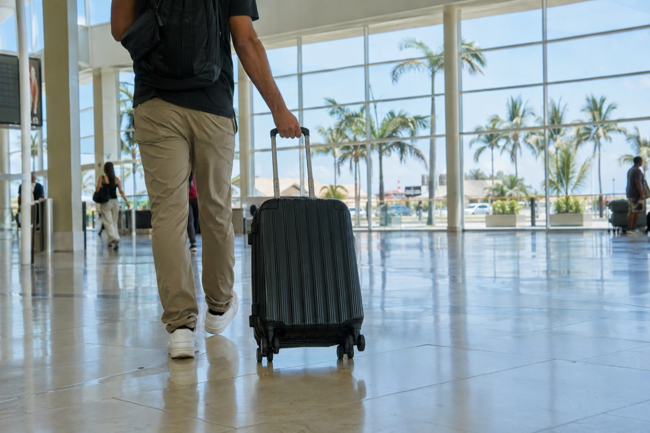 An arrivals hall in Aruba