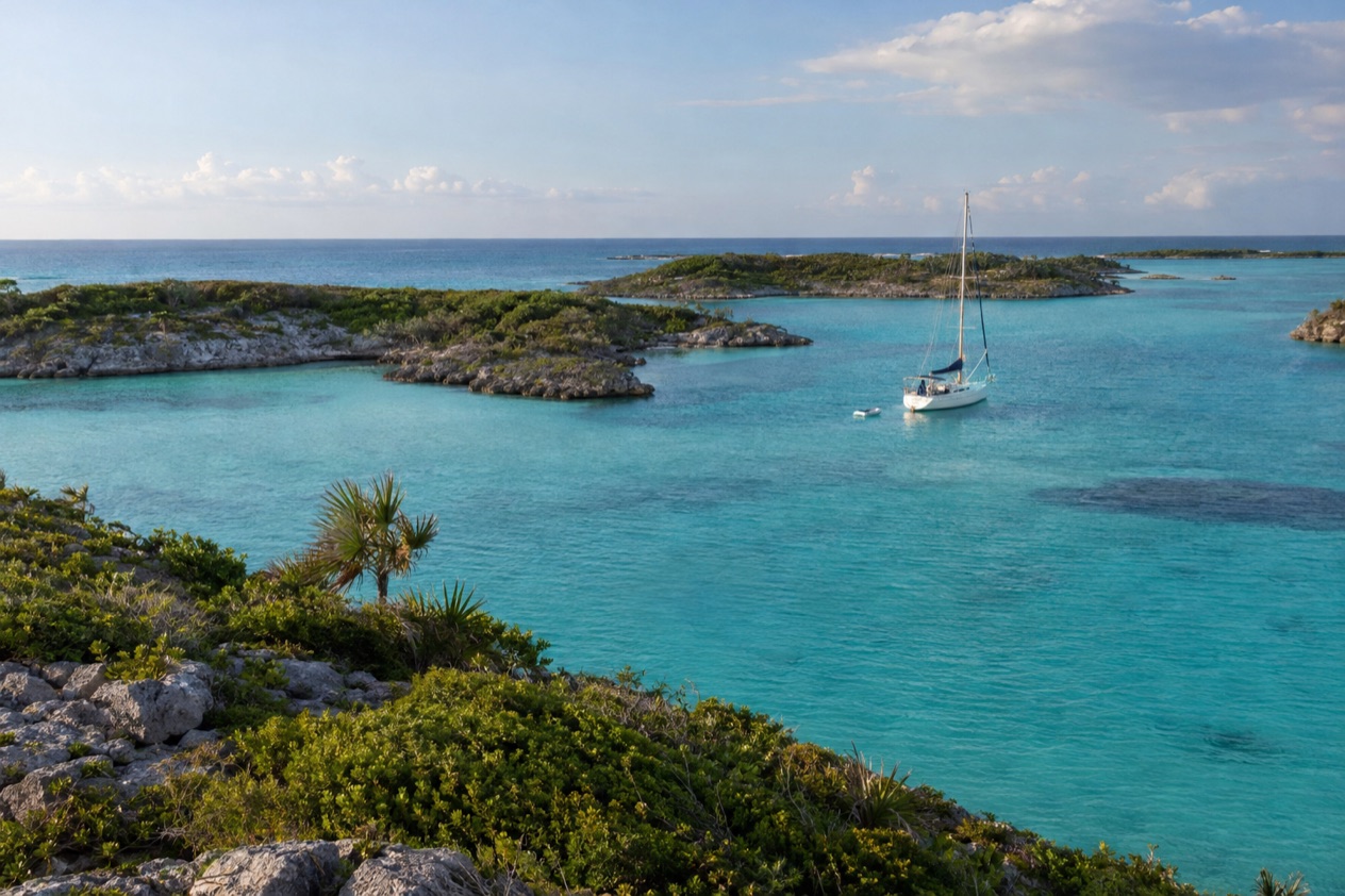 The cays of the Abacos in spring