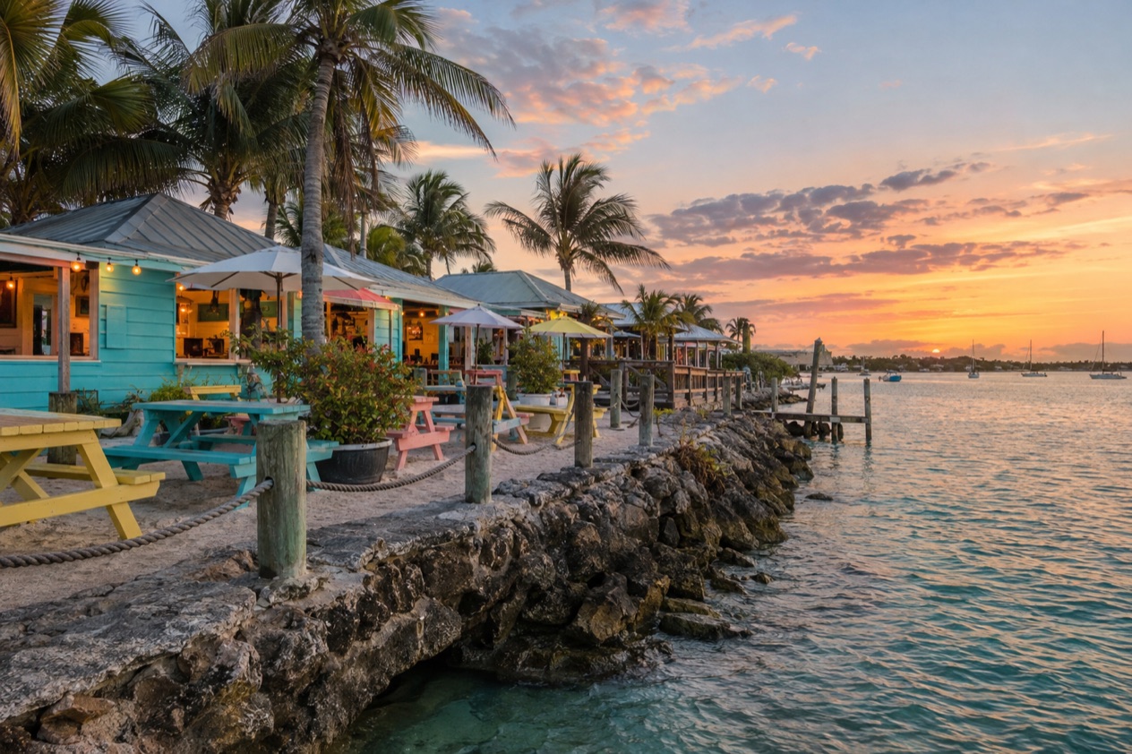 The seafood shacks of Arawak Cay