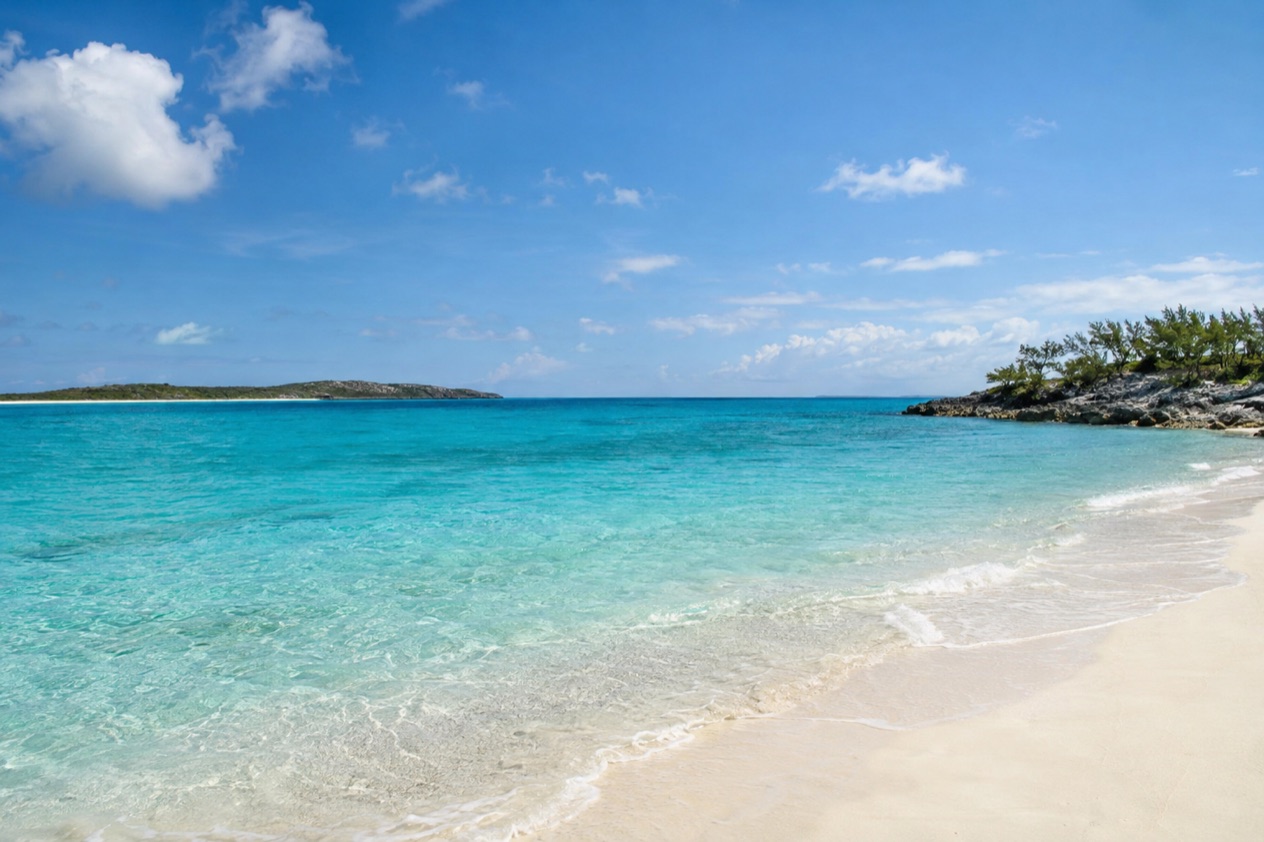 A bright day on a beach