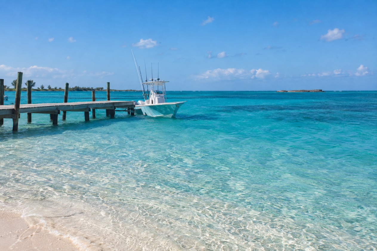 The water off Bimini in spring