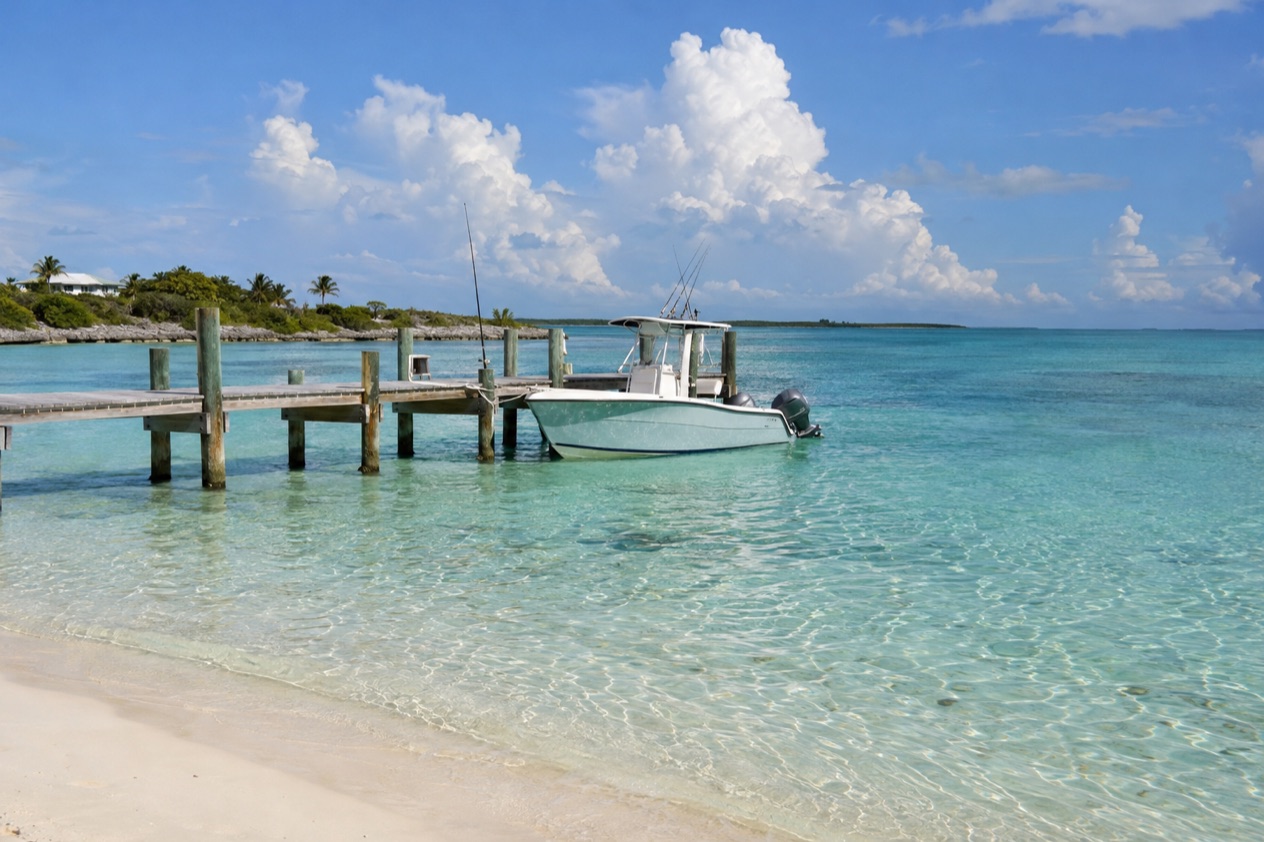 The water off Bimini in summer