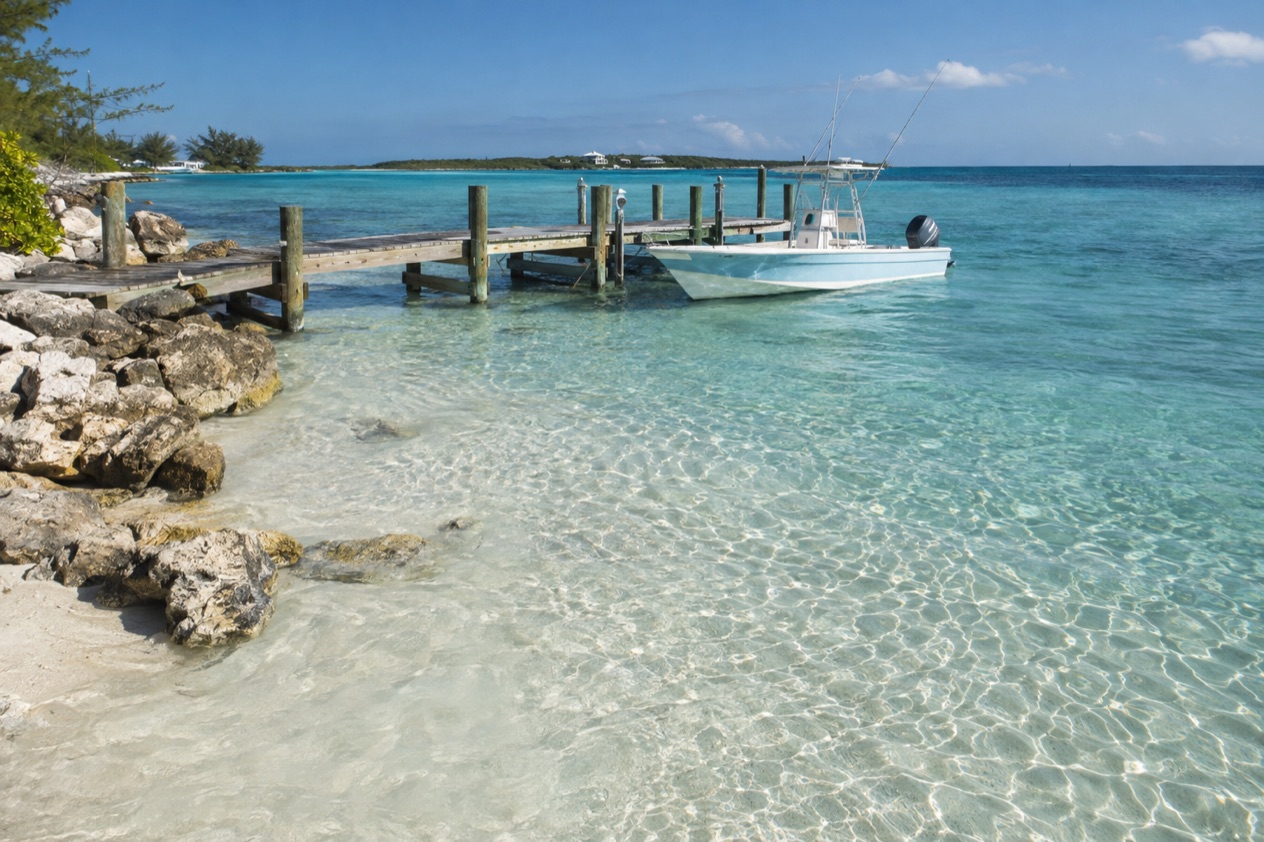 The water off Bimini in winter
