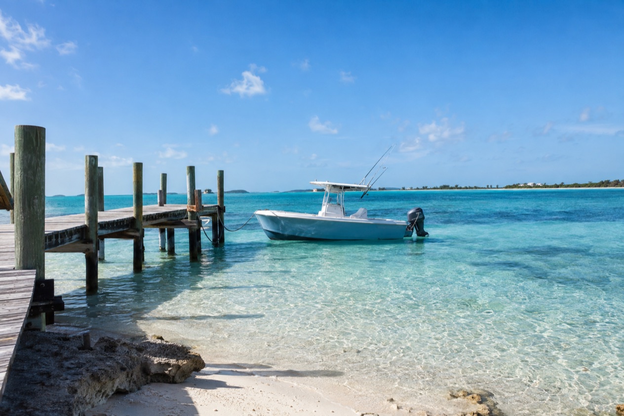 The water off Bimini in winter