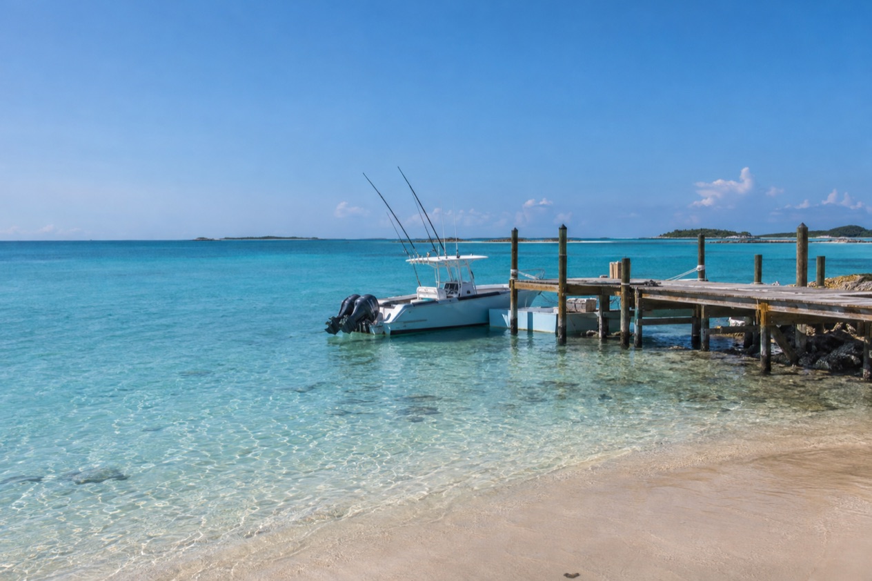 The water off Bimini in winter