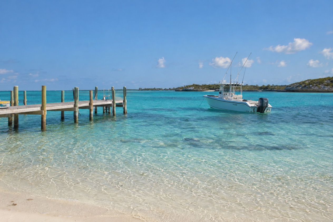 The water off Bimini in spring