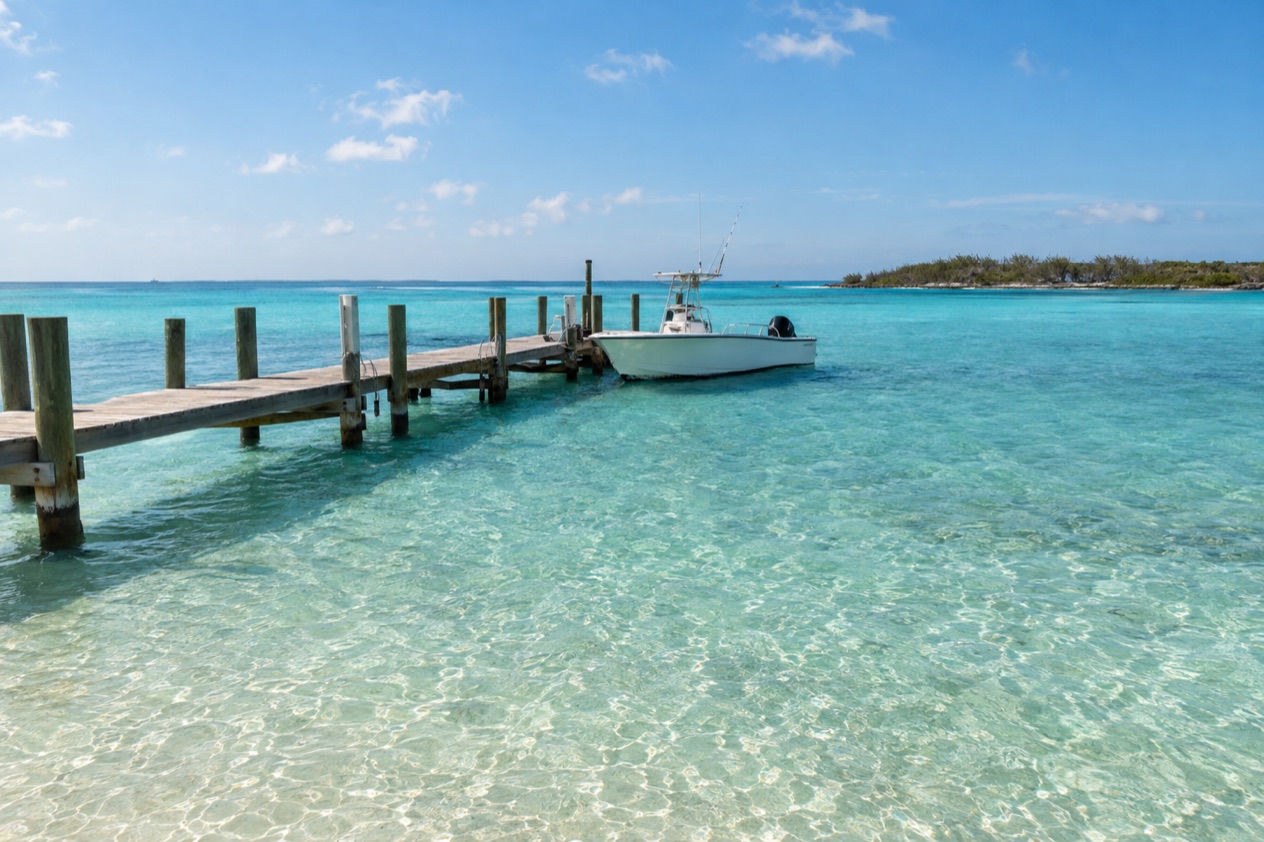 The water off Bimini in spring
