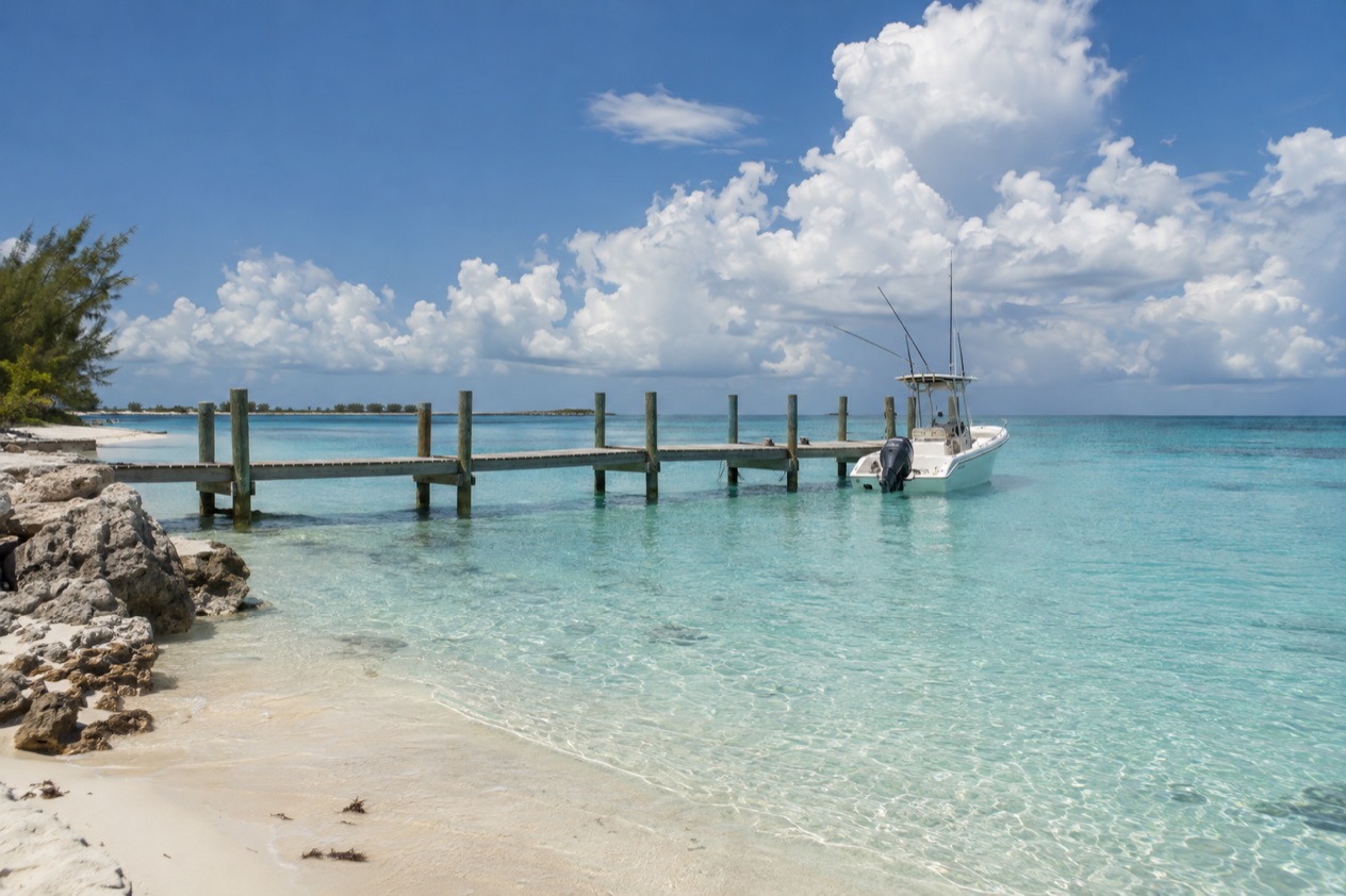 The water off Bimini in summer