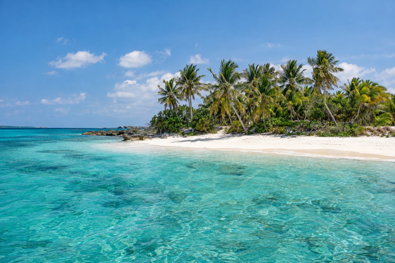 A small island near Nassau