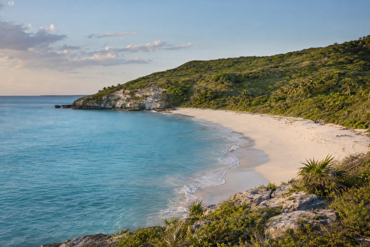 A beach on Cat Island