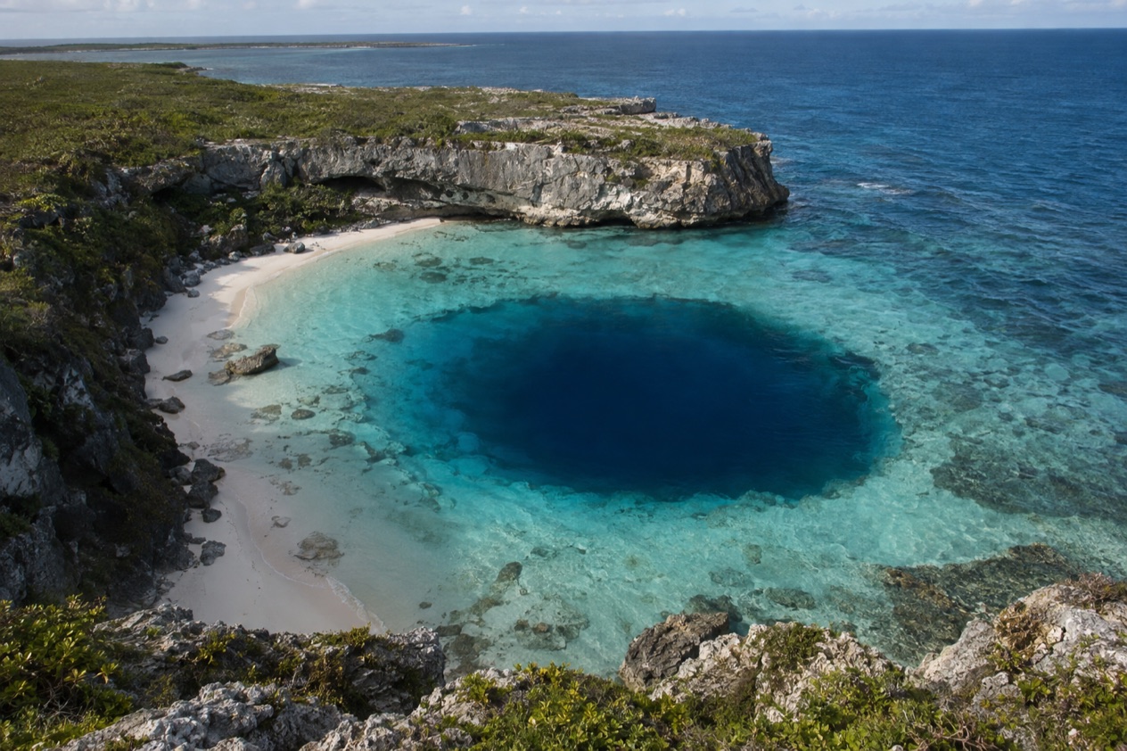 A blue hole on Long Island