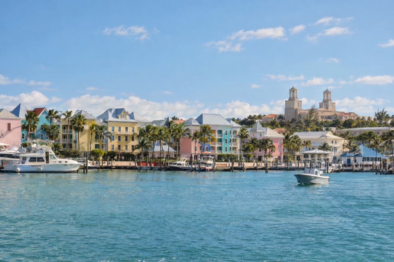 The harbor of Nassau