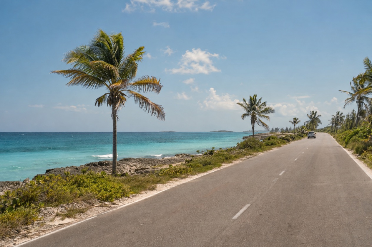 A coastal road