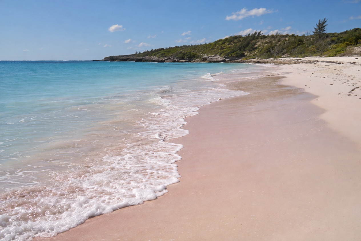 A beach on Eleuthera in winter